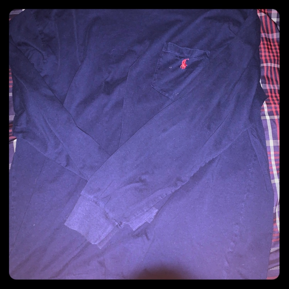 Polo Ralph Lauren long sleeve blue shirt